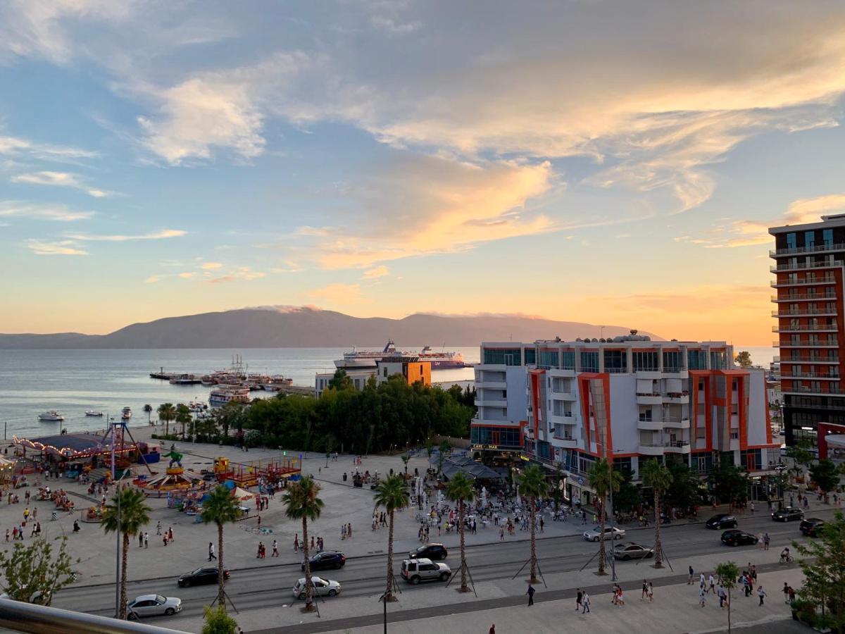 Pearl Seaview Apartment Vlorë Eksteriør bilde